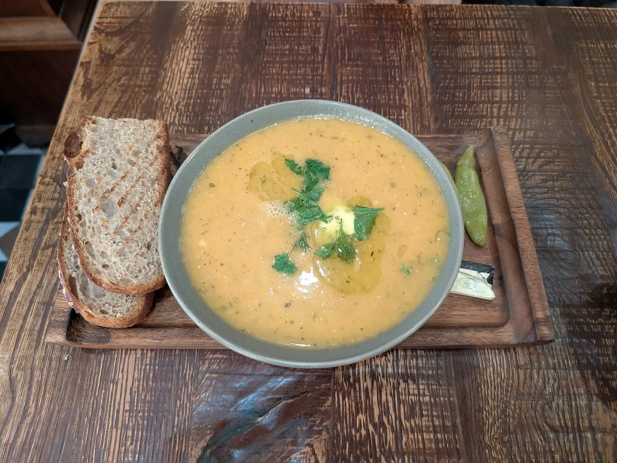 Red lentil soup