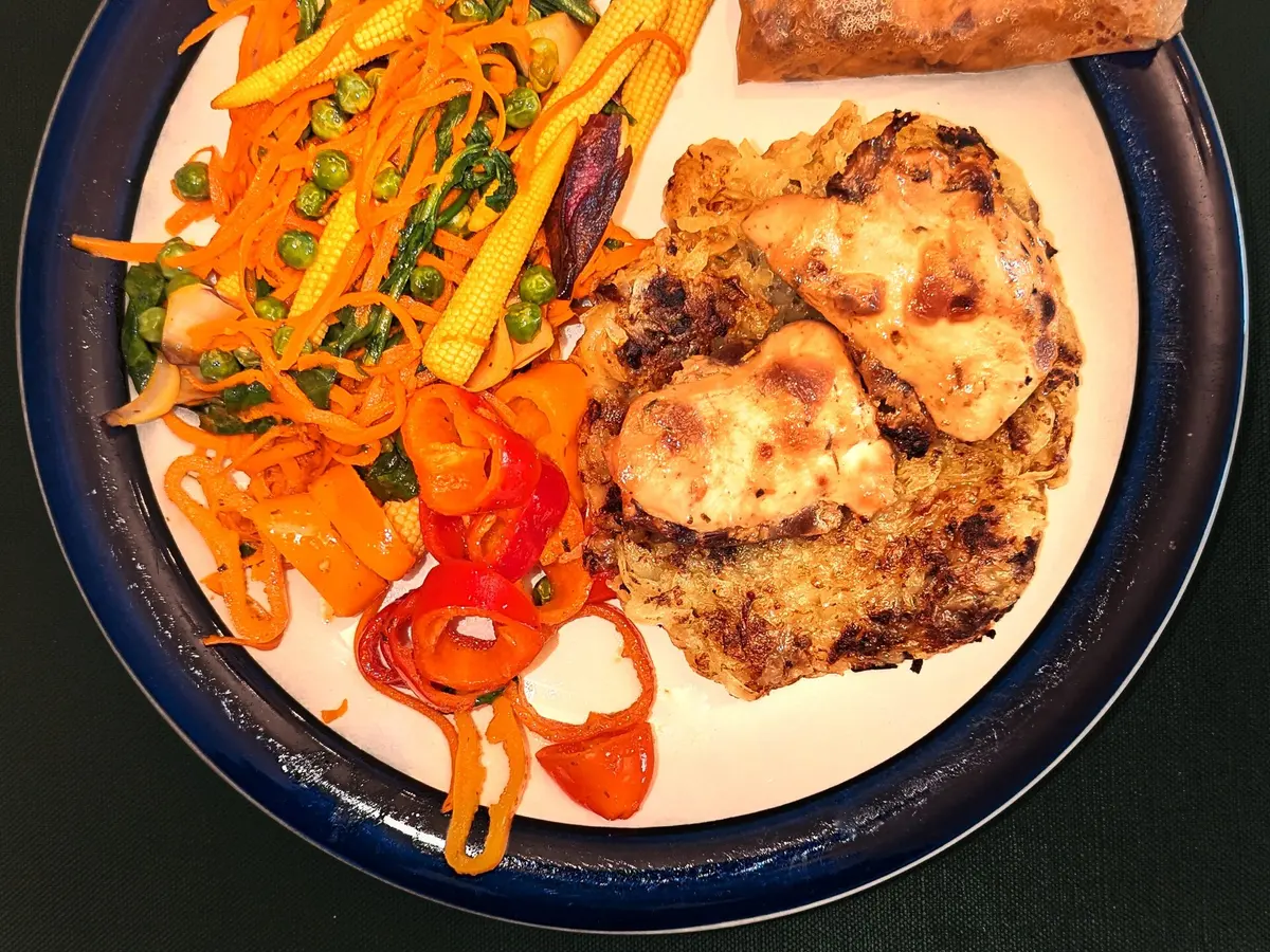Juicy oven-baked chicken breast