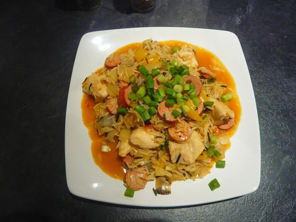 Rice with vegetables