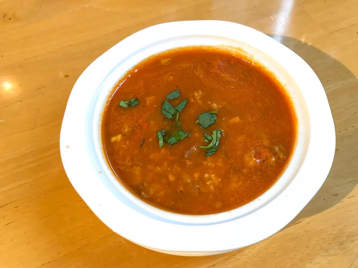 Kharcho beef and rice soup