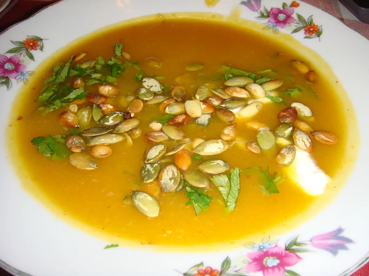 Creamy pumpkin soup